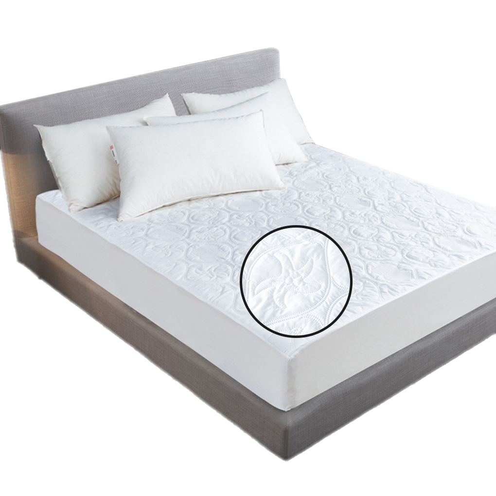 Waterproof Mattress Protector Breathable - 防水加工のマットレスプロテクター、通気性のあるコットン製ベッドパッド、カリフォルニアキングサイズ（72x84+18インチ）用保護カバー。