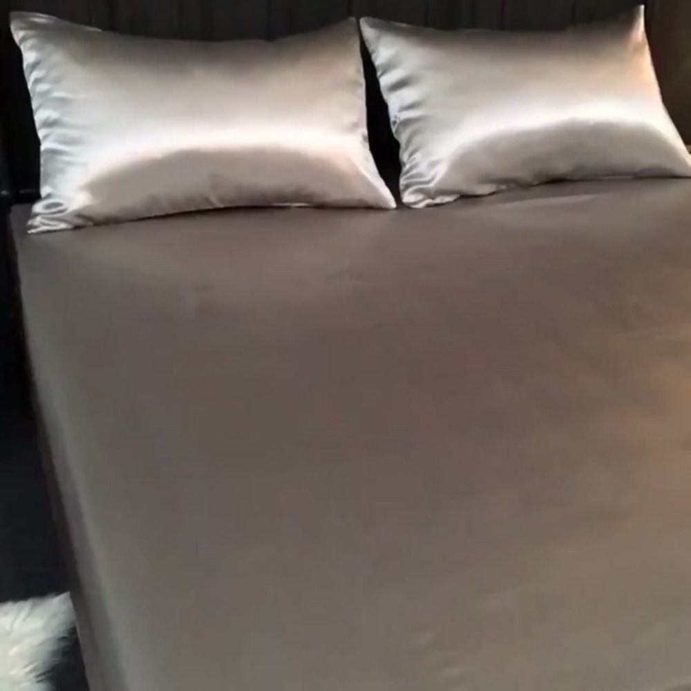 Waterproof Mattress Protector Breathable - ベッドカバー 防水マットレスカバー サテンシルク 防塵マットレスパッド 無地 通気性マットレスプロテクター