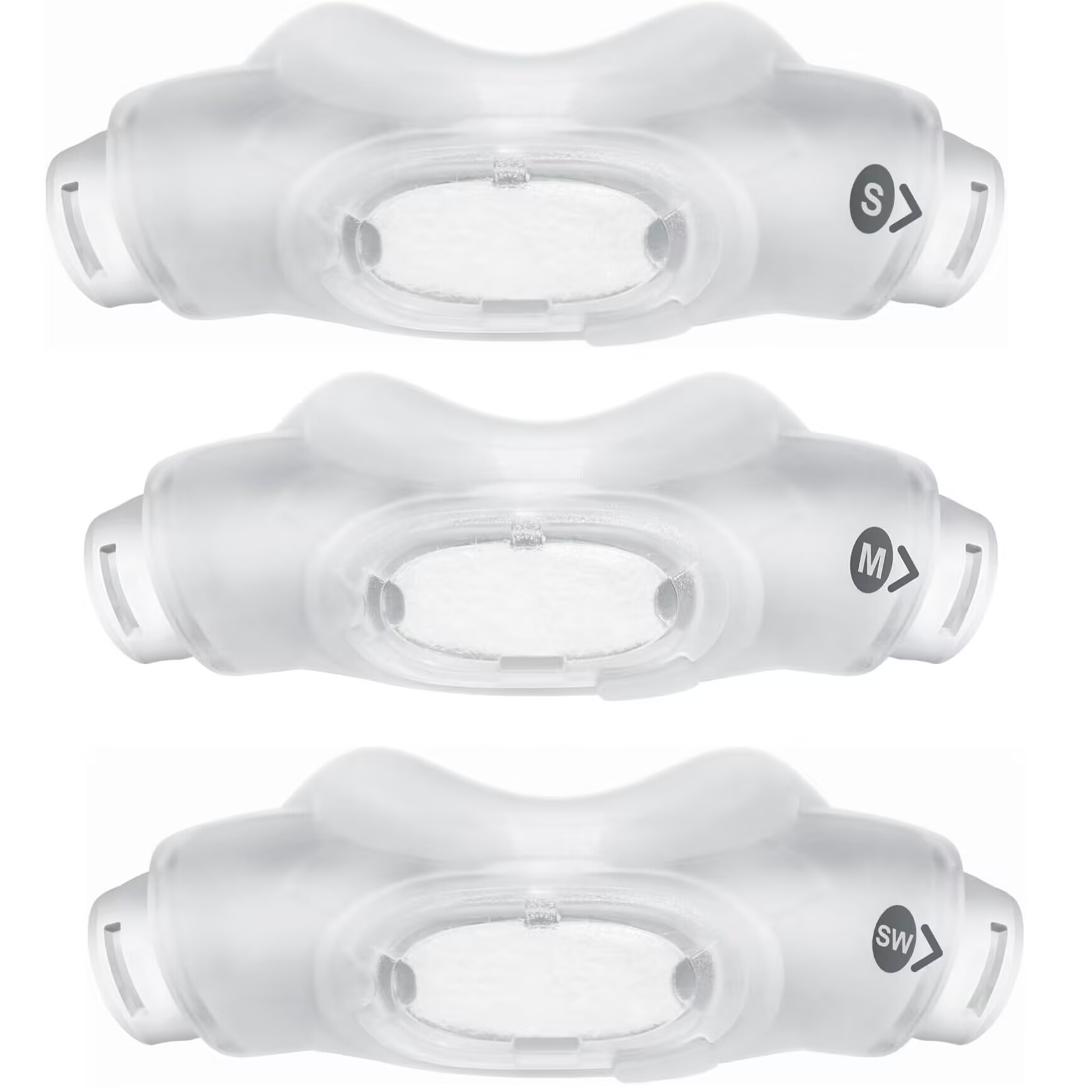 Anti Snore Contour Pillow - Airfit N30i用交換用鼻用クッション、S/M/SWサイズ - 鼻用CPAPマスク用ライナー - 快適で柔らかい素材、睡眠と呼吸をサポート