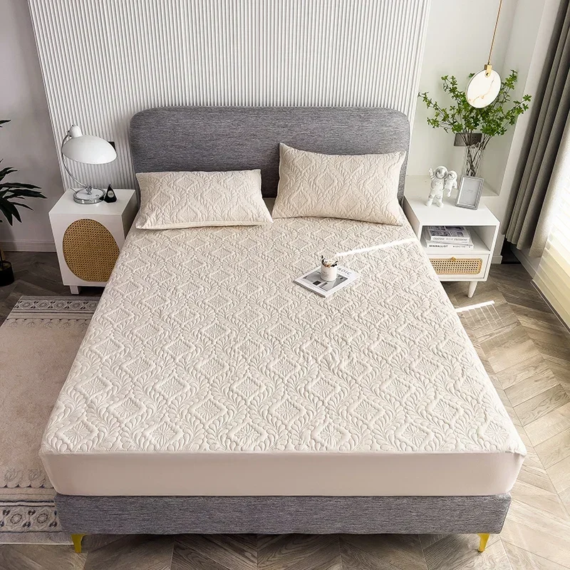 防水加工 厚手 マットレスパッドプロテクター 通気性 耐久性 - Waterproof Mattress Protector Breathable のレビューと価格