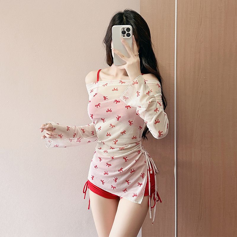 女性用 3 ピース水着セット セクシーなプッシュアップビキニ - Bath のレビューと価格