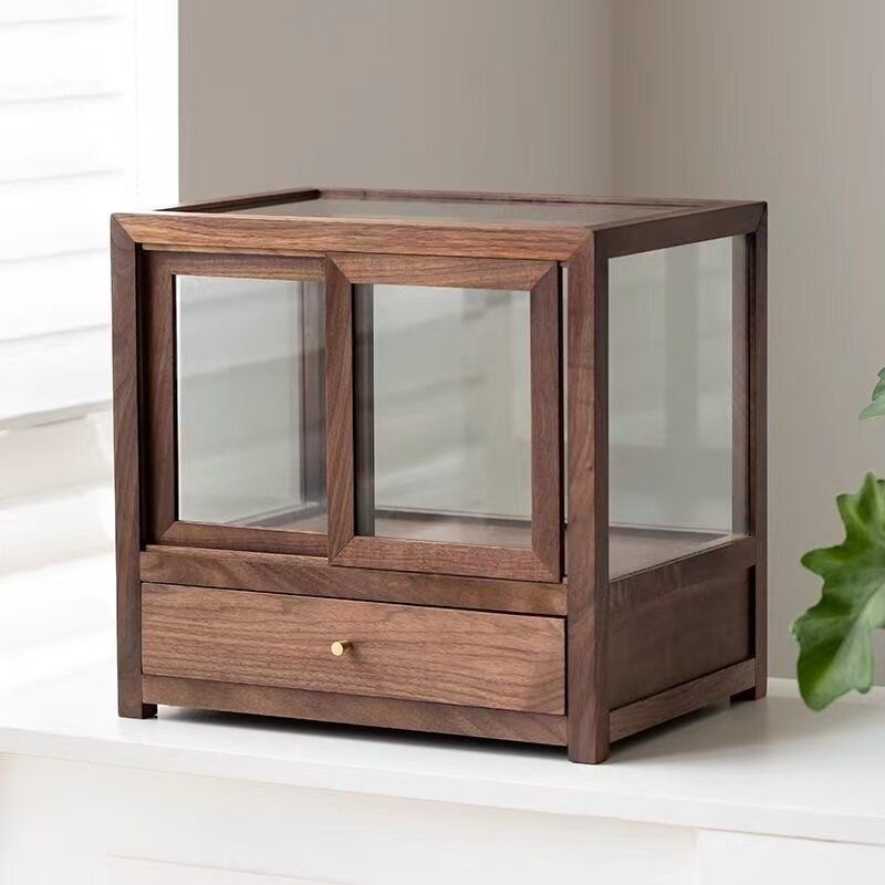 北米産クルミ材を使用した、新しいデザインの卓上茶器セット、茶 - Storage & Organization のレビューと価格