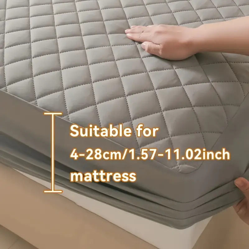 1枚入りキルティング防水フィットシーツ、洗濯機で洗えるマット - Waterproof Mattress Protector Breathable のレビューと価格