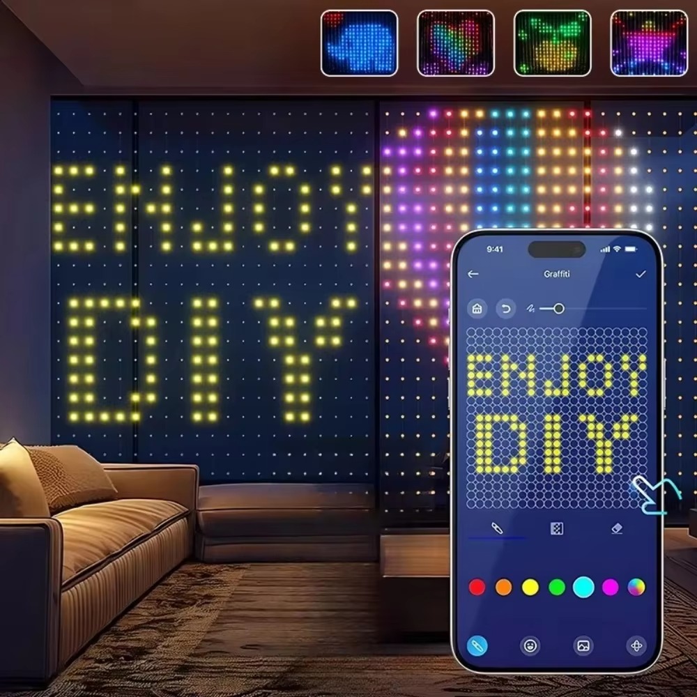 クリスマスギフト用、パターンライト付きネットライトセット。B - Lighting のレビューと価格