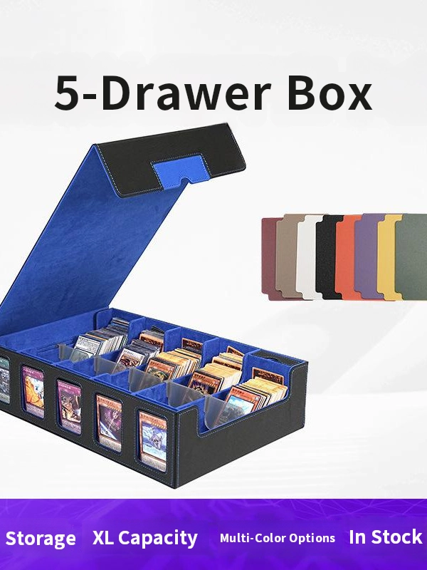 多層構造PUレザー製TCGカード収納ボックス、窓付き大容量オ - Storage & Organization のレビューと価格