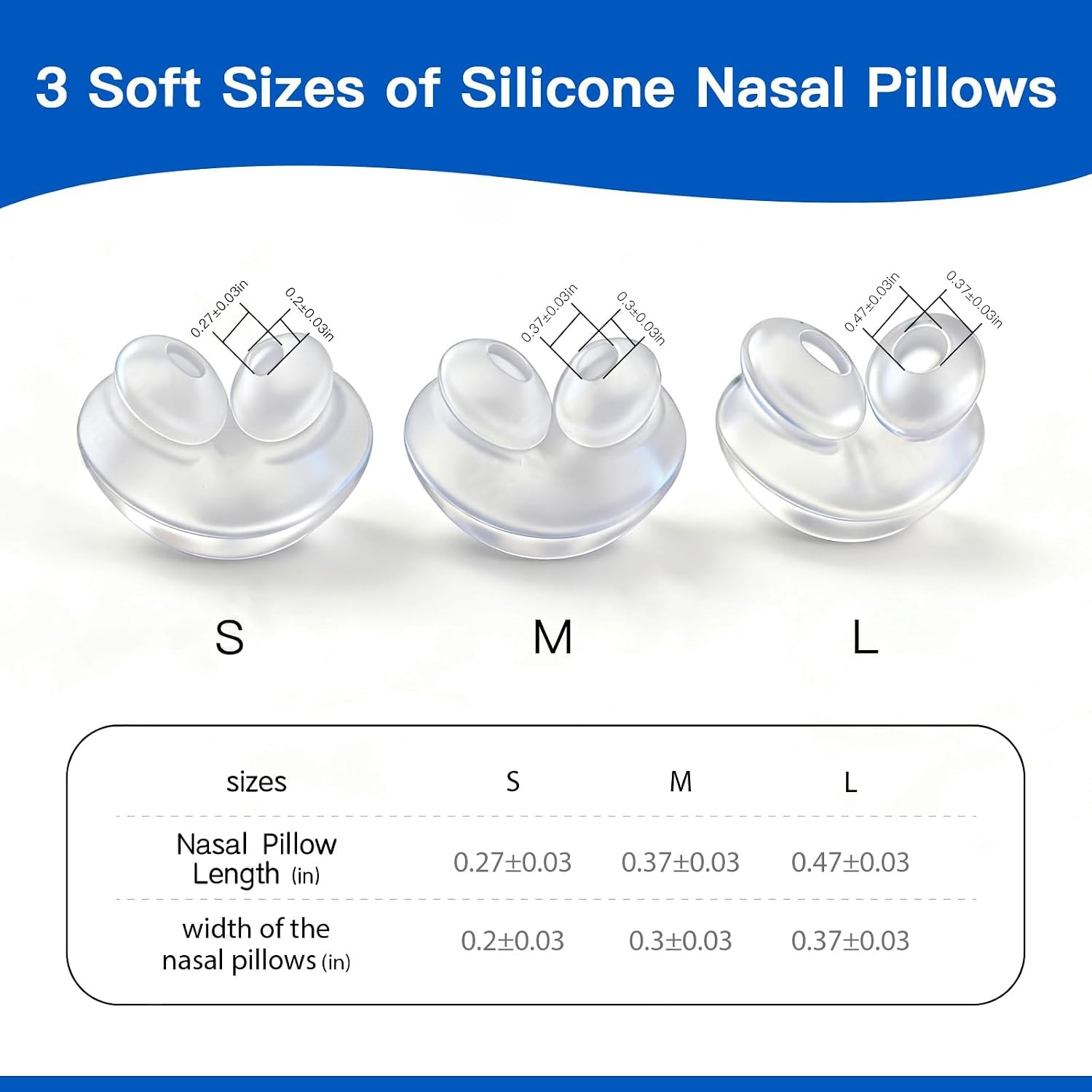 ユニバーサル鼻用ピロー式CPAPマスクフルセット。交換用キッ - Anti Snore Contour Pillow のレビューと価格