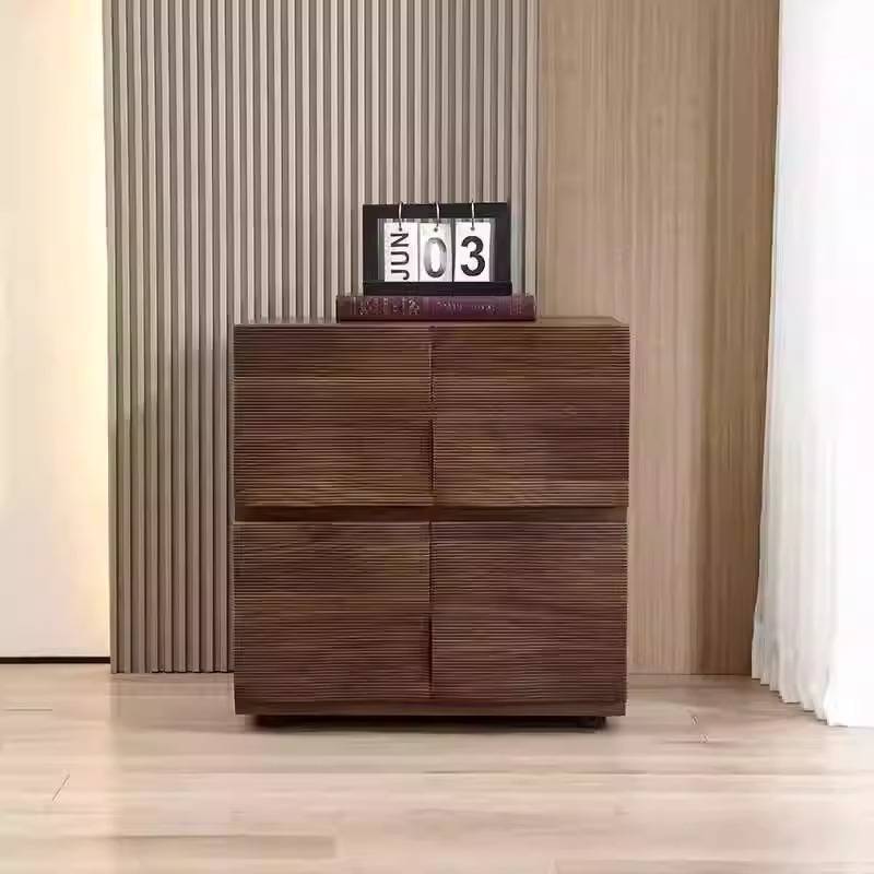 ブラックブラウンベッドサイドテーブルデザイナークラシック格安 - Storage & Organization のレビューと価格