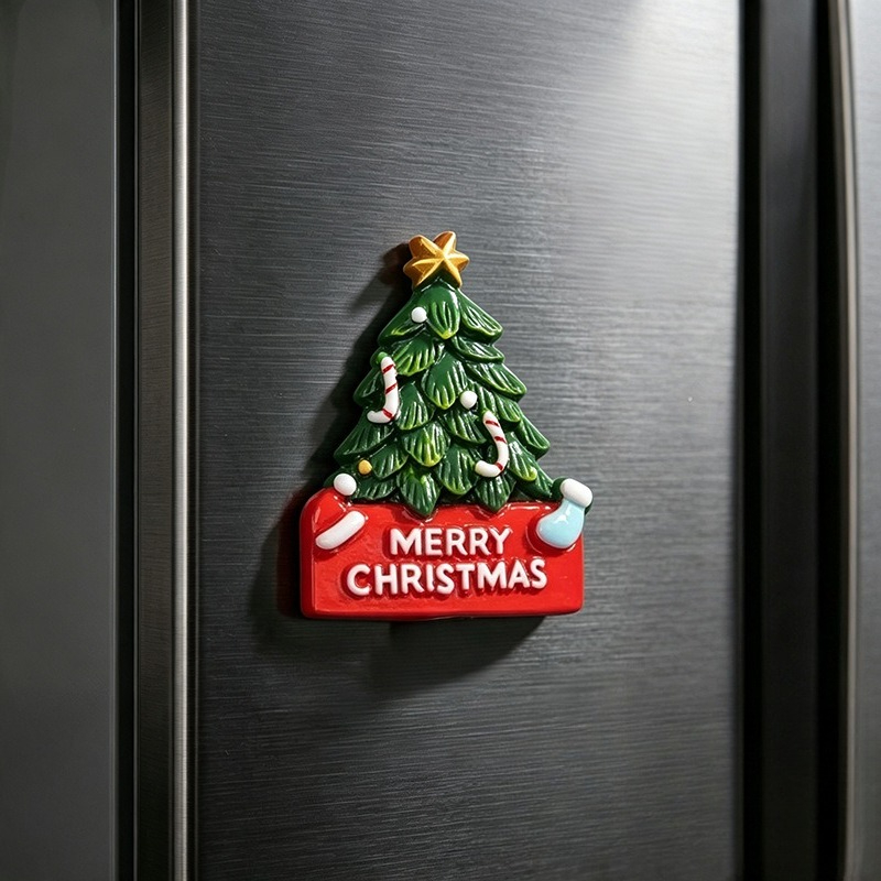 クリスマス冷蔵庫用マグネットセット。メリークリスマス、クリス - Kitchen のレビューと価格