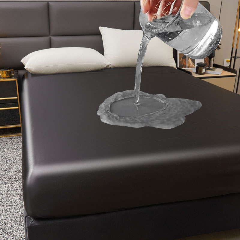 高級100％防水マットレスプロテクター、通気性のあるマットレ - Fitted Bed Sheets Deep Pocket のレビューと価格